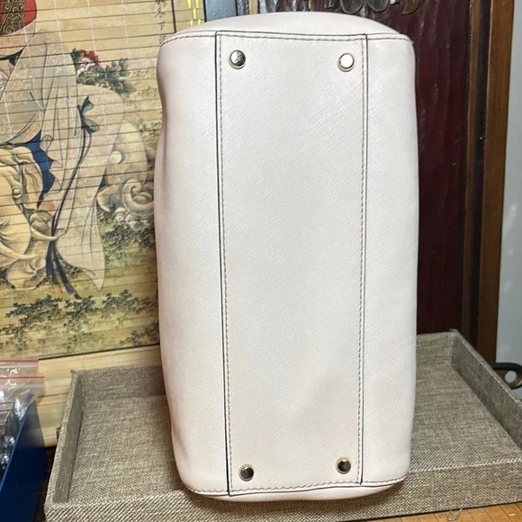 Kate Spade Satchel Blush Pink Safiano Leather w Detachable Strap 11”Lx8”Hx6”W - Picture 8 of 17